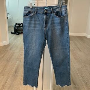 J. McLaughlin dahlia scalloped hem jeans